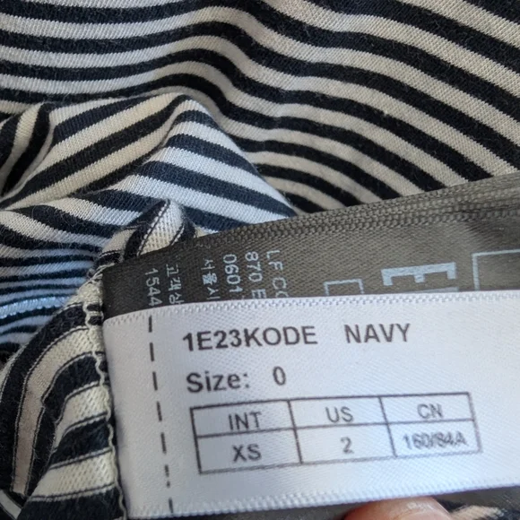 BASH STRIPED T SHIRT SIZE 2 - Picture 6 of 7